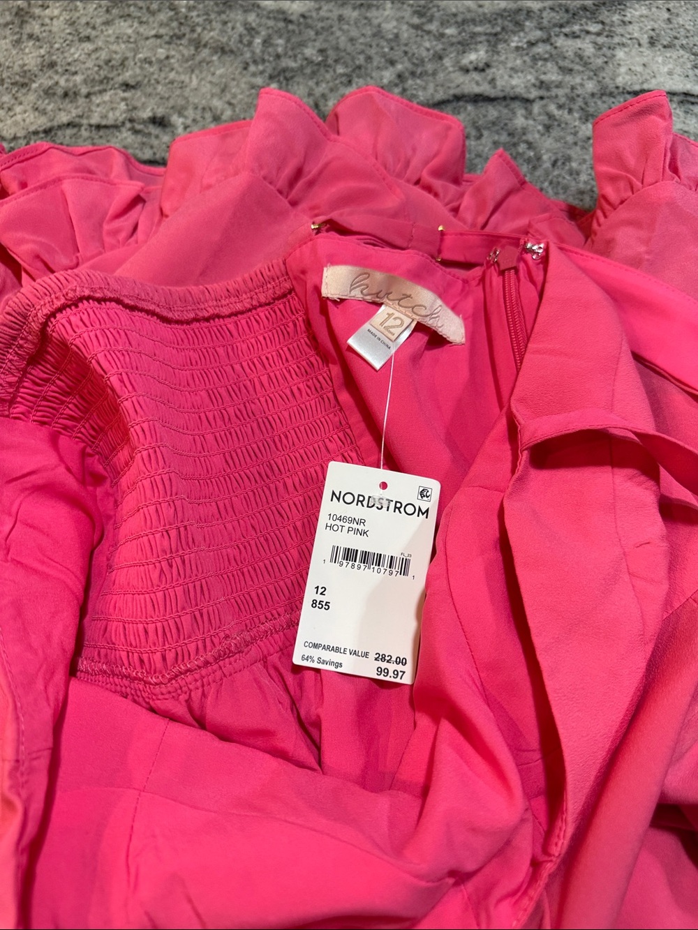 Hutch Pink Scallop Hem Fit and Flare Mini Dress - Picture 7 of 10
